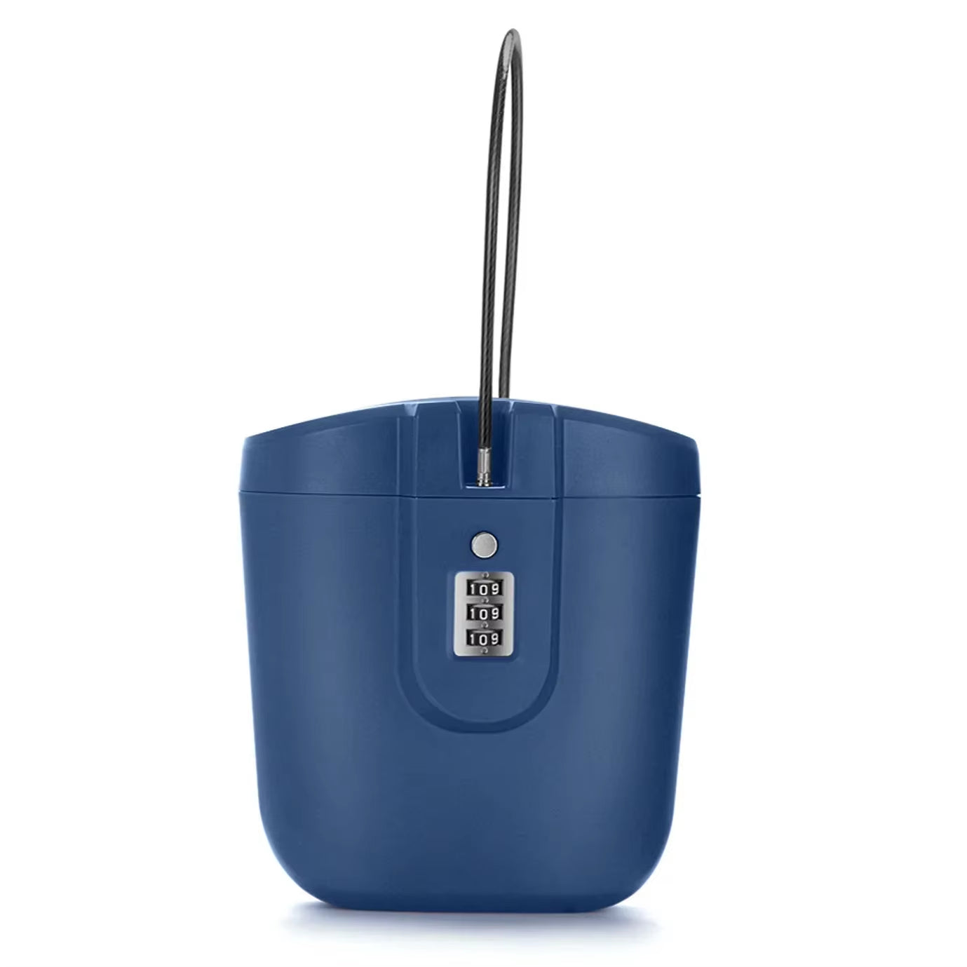 2024 Enhanced Portable Beach Bucket Password Box Storage Outdoor Mini Mobile Phone Wallet Safe and Portable Handle Designer Anti