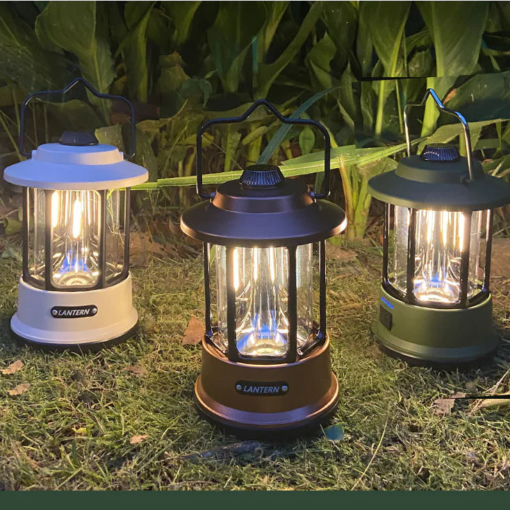 Retro Portable Emergency Tent Lights for Camping - DoCamping