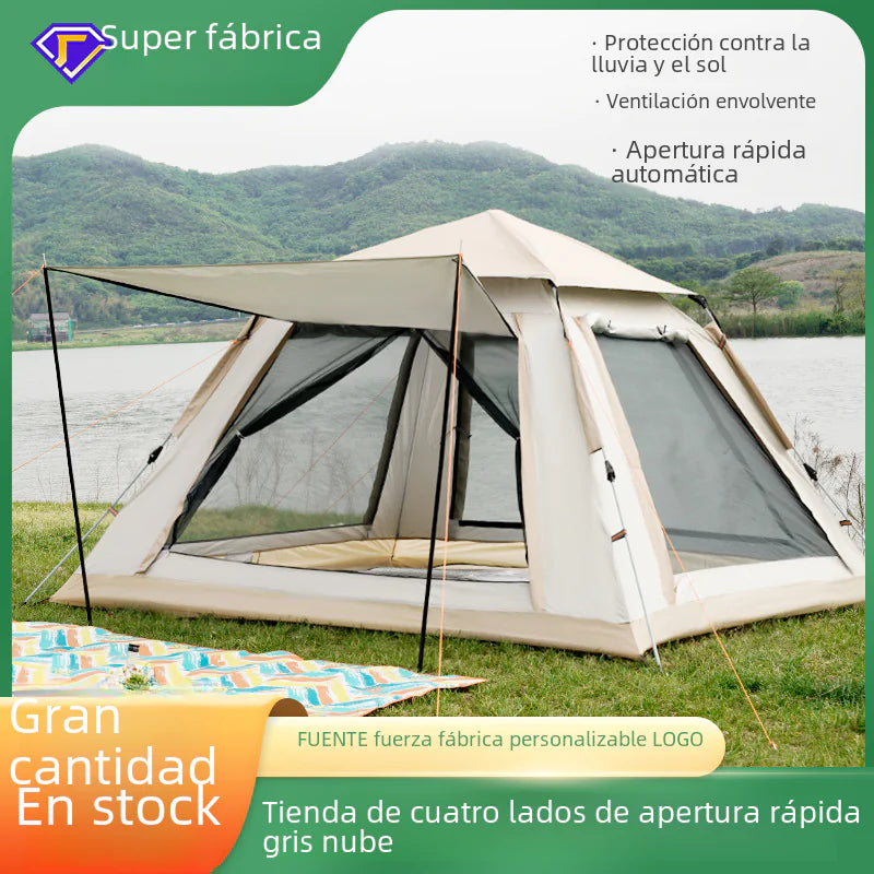 Automatic Outdoor Tent for 3-4 People Camping - DoCamping