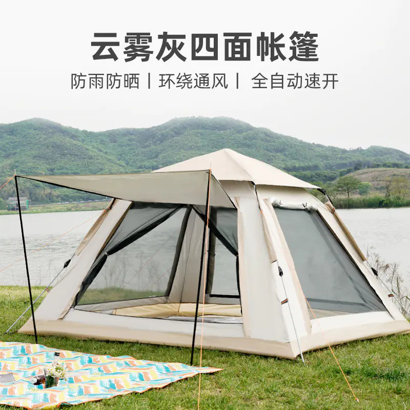 Automatic Outdoor Tent for 3-4 People Camping - DoCamping