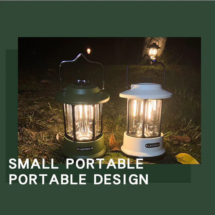 Retro Portable Emergency Tent Lights for Camping - DoCamping