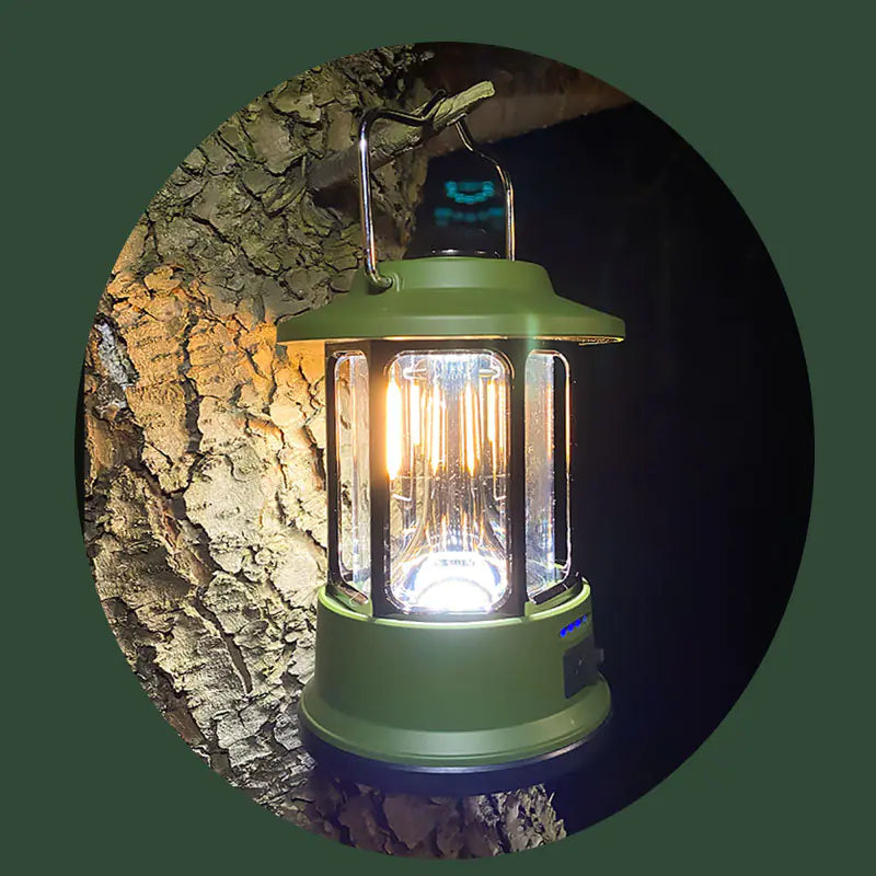 Retro Portable Emergency Tent Lights for Camping - DoCamping