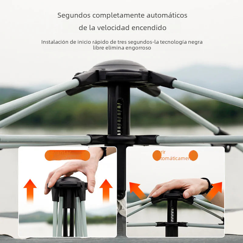 Automatic Outdoor Tent for 3-4 People Camping - DoCamping