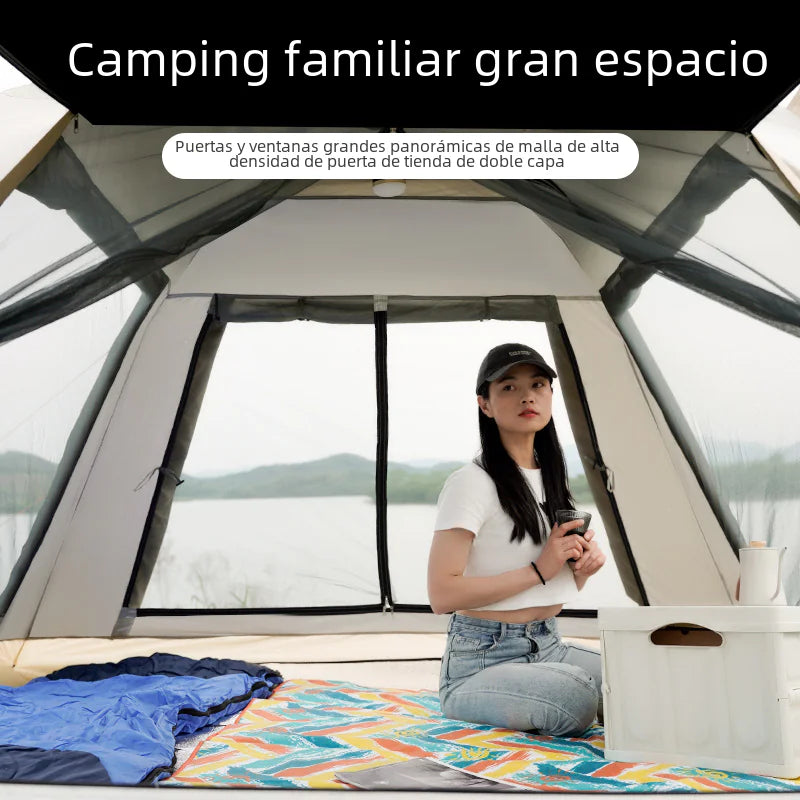 Automatic Outdoor Tent for 3-4 People Camping - DoCamping