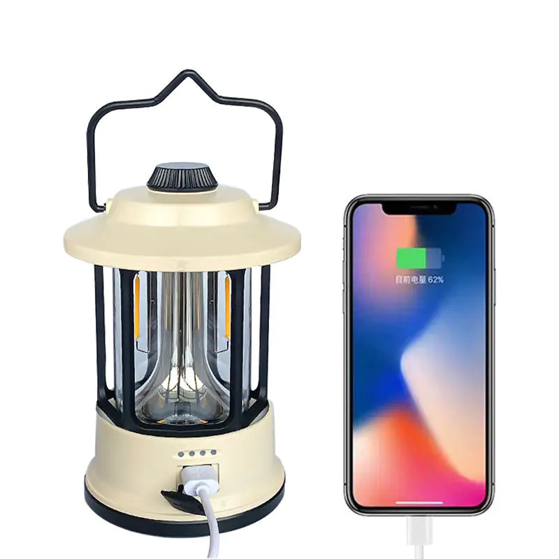 Retro Portable Emergency Tent Lights for Camping - DoCamping