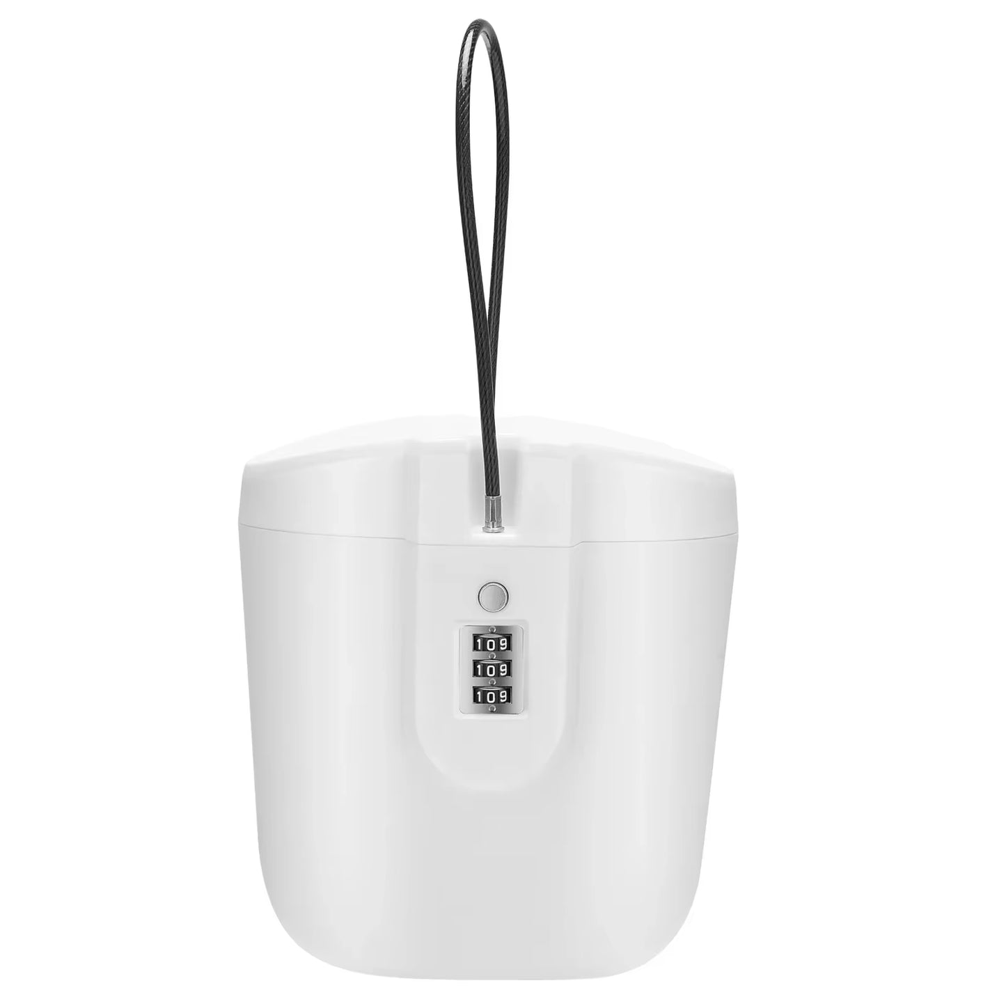 2024 Enhanced Portable Beach Bucket Password Box Storage Outdoor Mini Mobile Phone Wallet Safe and Portable Handle Designer Anti