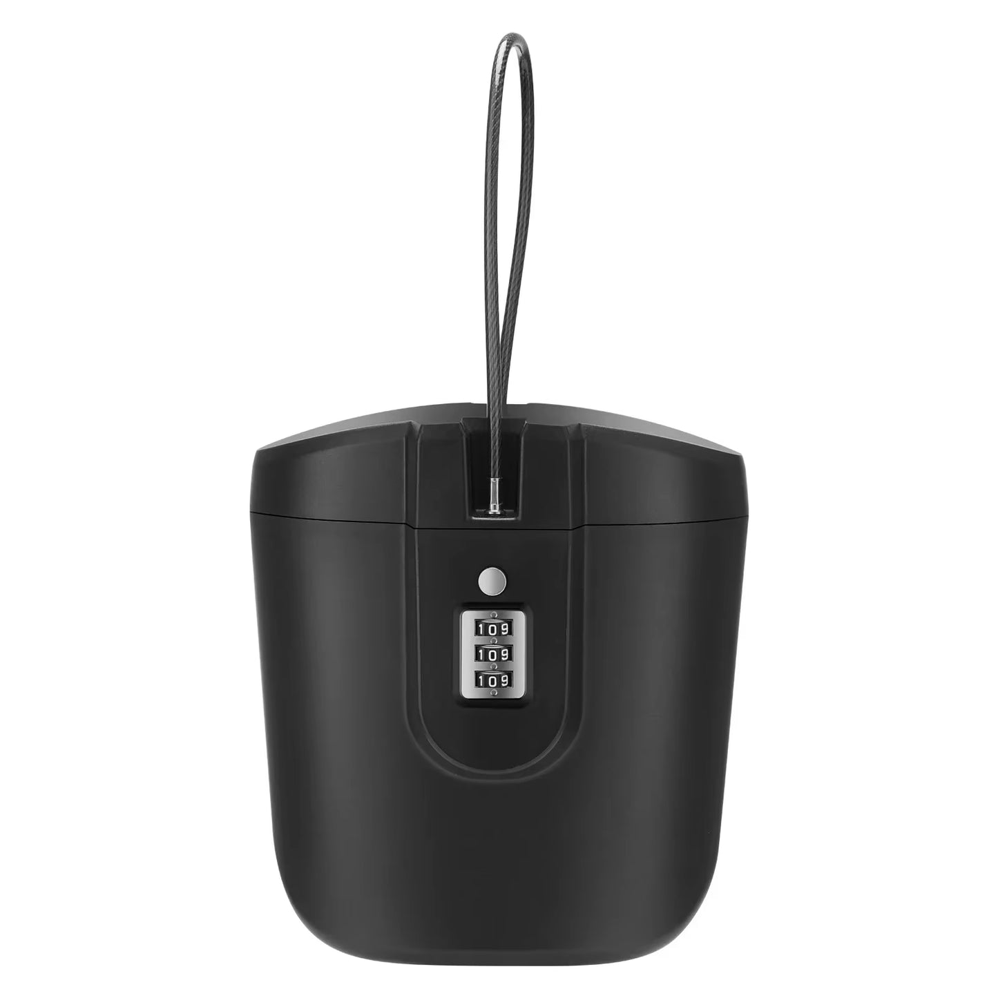 2024 Enhanced Portable Beach Bucket Password Box Storage Outdoor Mini Mobile Phone Wallet Safe and Portable Handle Designer Anti