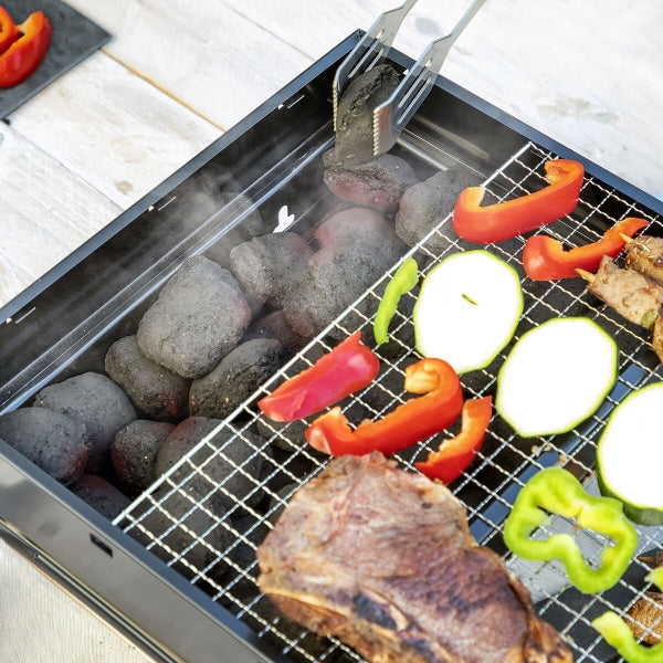 Folding Portable Barbecue for use with Charcoal BearBQ - DoCamping