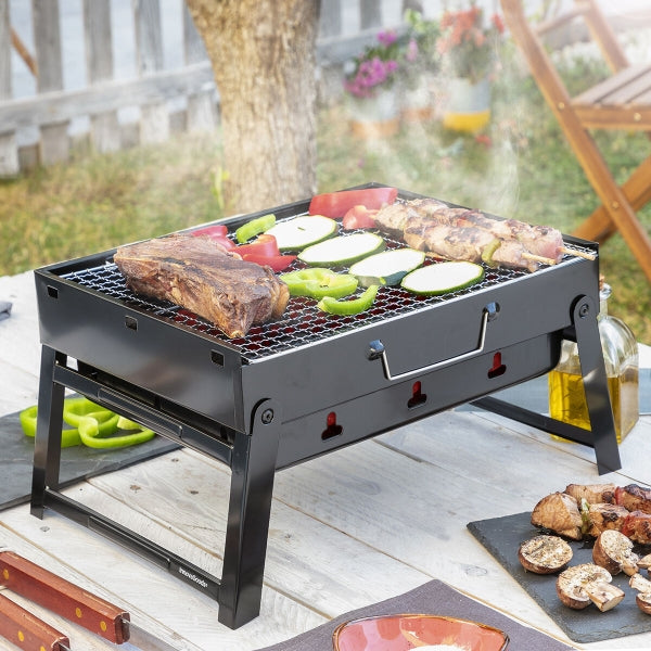 Folding Portable Barbecue for use with Charcoal BearBQ - DoCamping