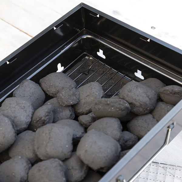 Folding Portable Barbecue for use with Charcoal BearBQ - DoCamping