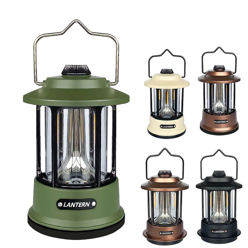 Retro Portable Emergency Tent Lights for Camping - DoCamping