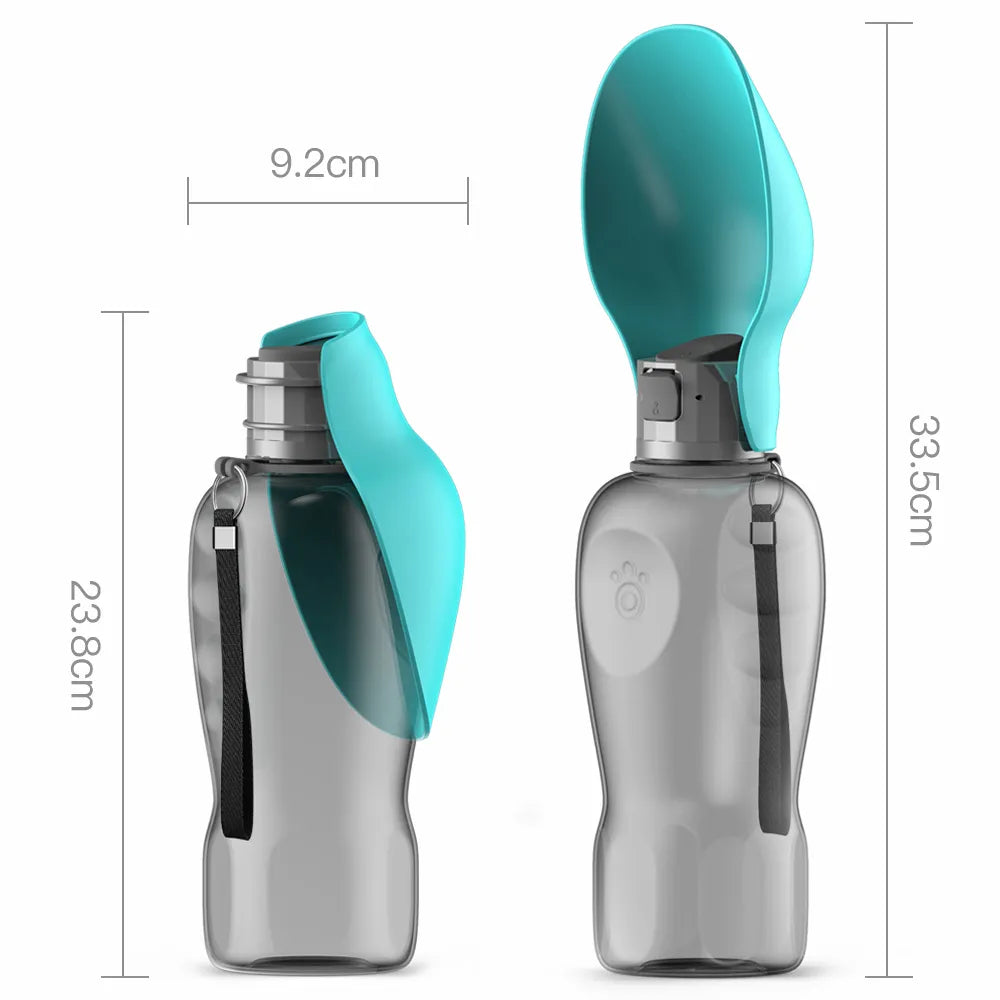 800ml Portable Dog Water Bottle - DoCamping