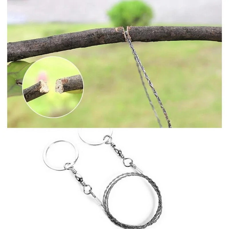 Outdoor String Wood Wire Saw (1 Piece) - DoCamping