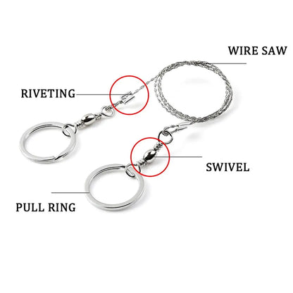 Outdoor String Wood Wire Saw (1 Piece) - DoCamping