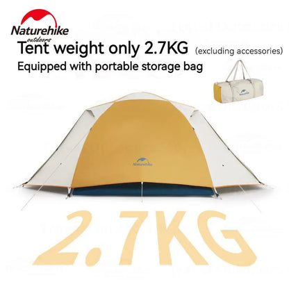 Naturehike Ultralight Dome Tent 2 Person Pro Backpacking Hiking Outdoor Tent Double Layer Trip Waterproof PU2000mm Lightweight