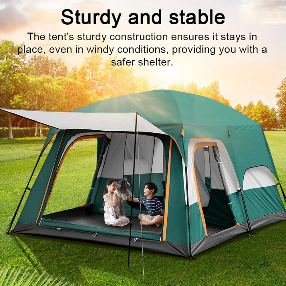 Outdoor Travel Camping Tent Waterproof Tent Portable Rainproof Sunshine-proof Tent Fishing Hiking Sunshine Shelter