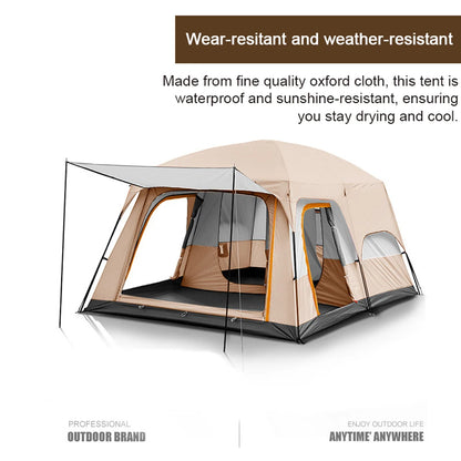 Outdoor Travel Camping Tent Waterproof Tent Portable Rainproof Sunshine-proof Tent Fishing Hiking Sunshine Shelter