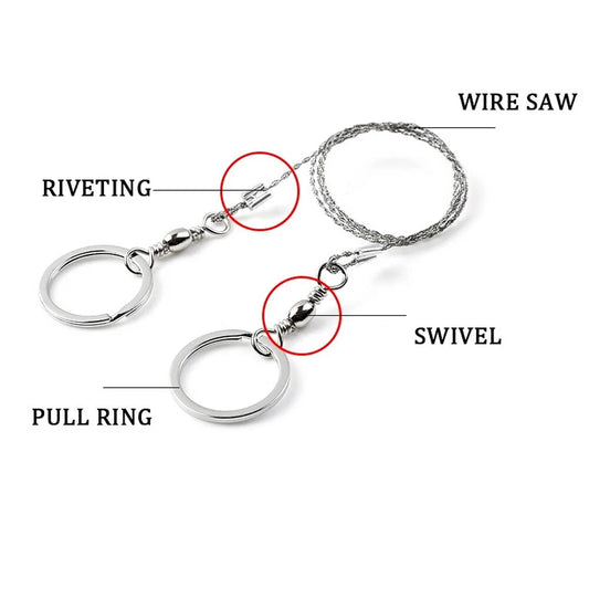 Outdoor String Wood Wire Saw (1 Piece) - DoCamping