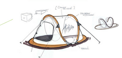 Automatic Outdoor Tent for Rain and Beach Use - DoCamping