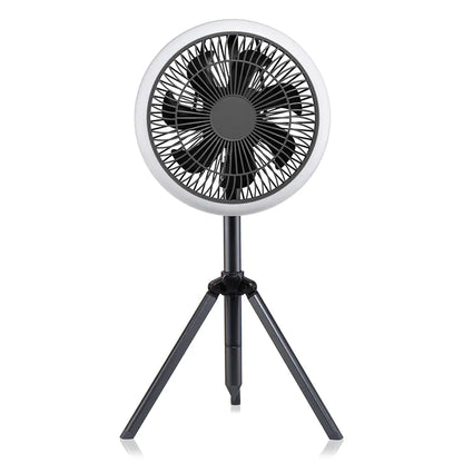 Portable USB Rechargeable Camping Tent Fan & Light - DoCamping