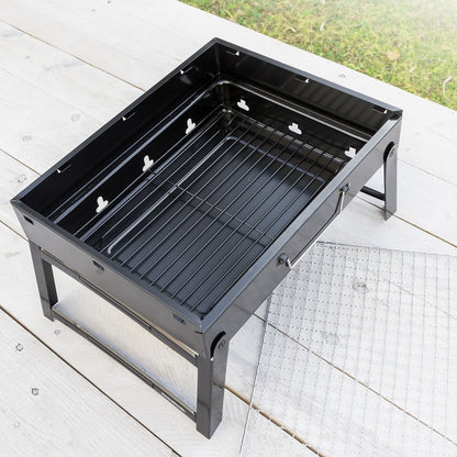 Folding Portable Barbecue for use with Charcoal BearBQ - DoCamping