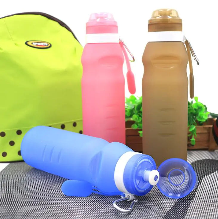 Outdoor Foldable Sports Water Bottle - DoCamping