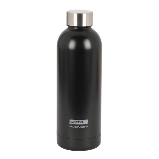 Stainless Steel Flask Safta Black 500 ml Black - DoCamping