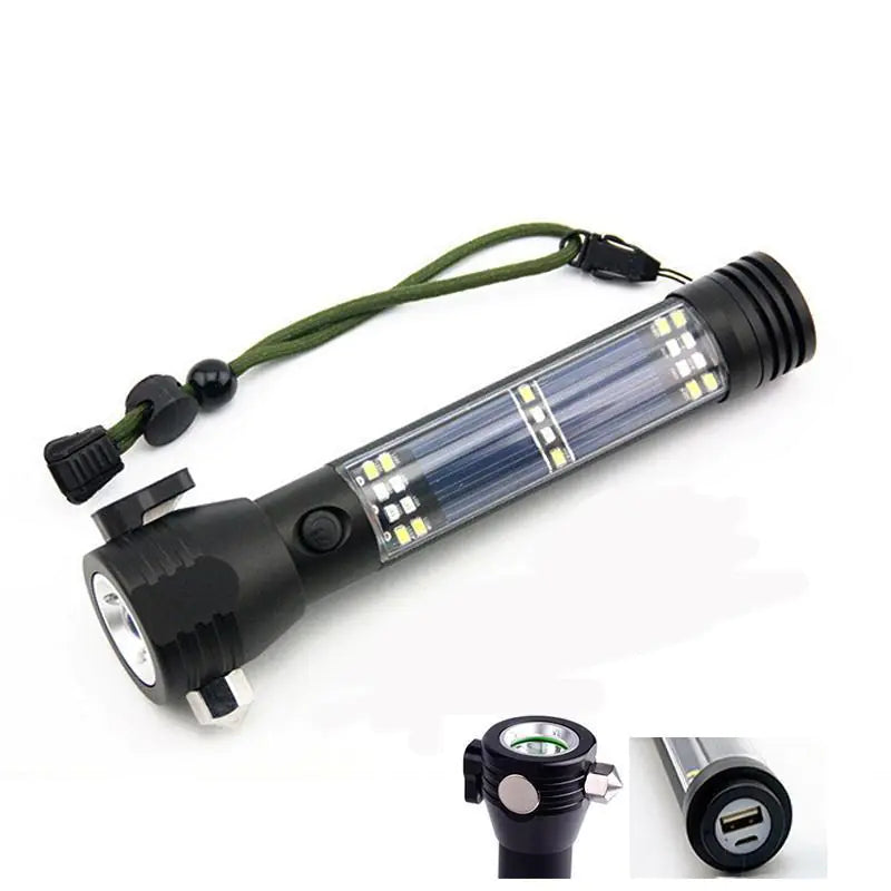 Safety Hammer Flashlight, Outdoor Travel Light with Magnet - DoCamping